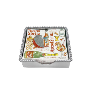 Orange Slice Beaded Napkin Box Set - J.A. Whitney