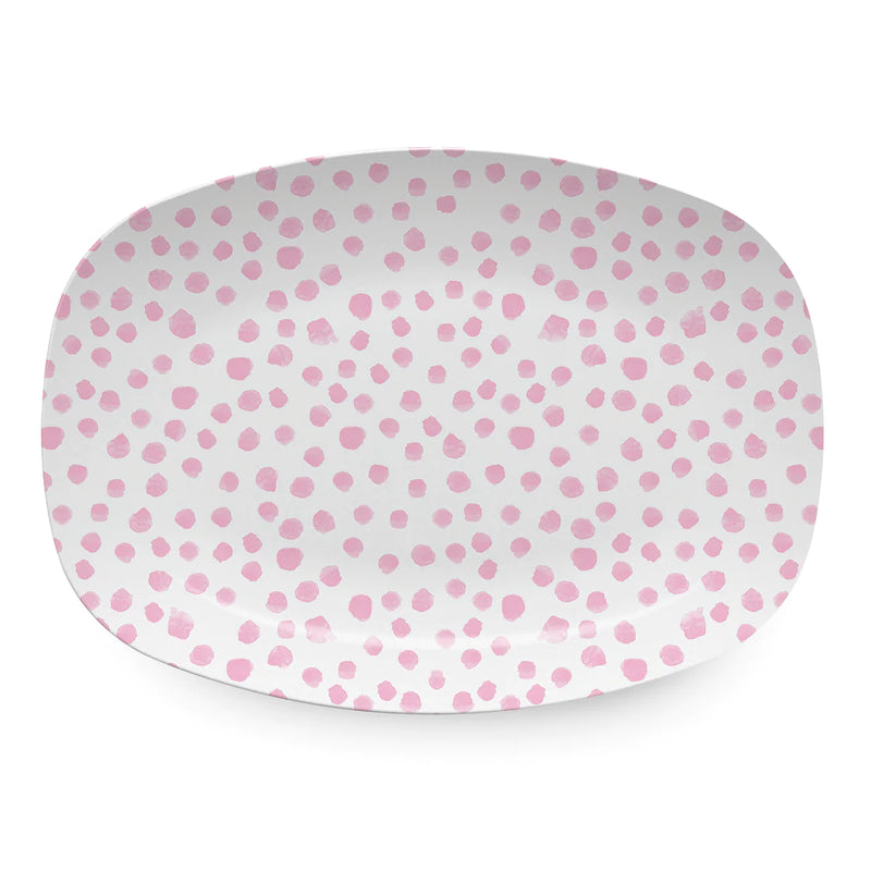 Pink Dotty Platter