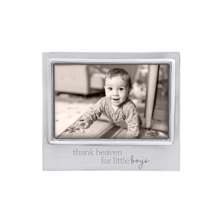 Thank Heaven for Little Boys Signature 4X6 Frame