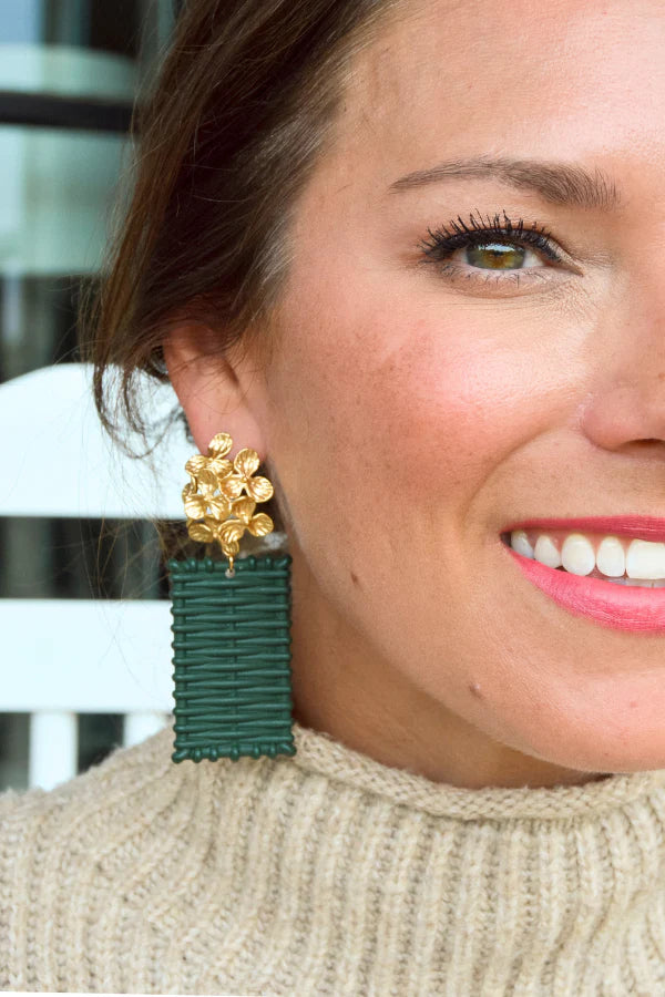 Green Mackie Earrings