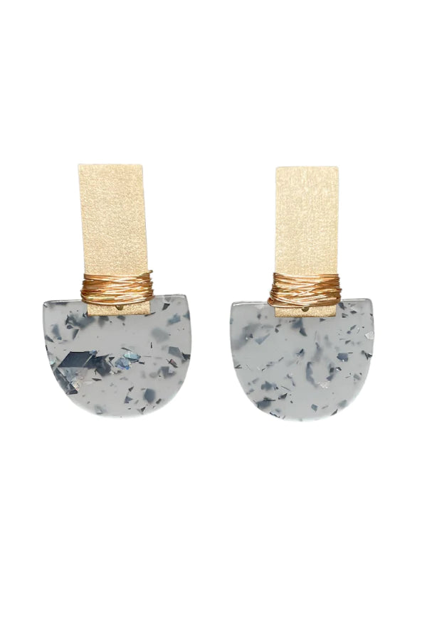 Blue / Grey Quinn Earrings