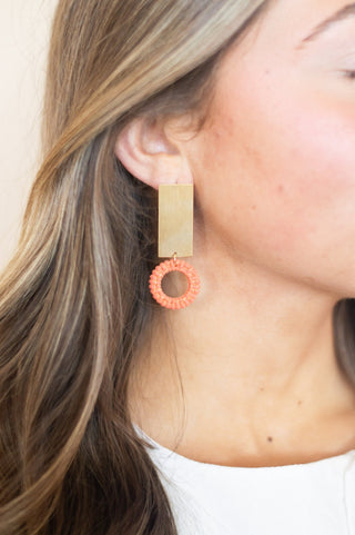Tomato Chloe Earrings - J.A. Whitney