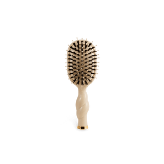 Mini Boar Bristle Hair Brush - Tan - J.A. Whitney