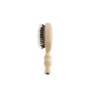 Mini Boar Bristle Hair Brush - Tan - J.A. Whitney