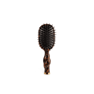 Mini Boar Bristle Hair Brush - Tortoise - J.A. Whitney