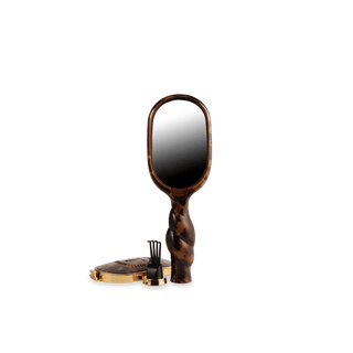 Mini Boar Bristle Hair Brush - Tortoise - J.A. Whitney