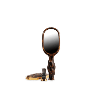 Mini Detangler Hair Brush for Medium Hair - Tortoise - J.A. Whitney