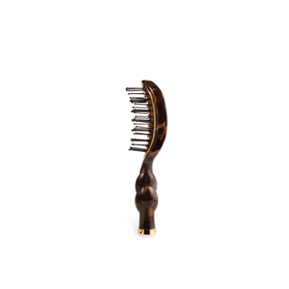 Mini Vented Hair Brush - Tortoise - J.A. Whitney
