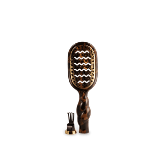 Mini Vented Hair Brush - Tortoise - J.A. Whitney