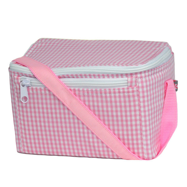 Pink Gingham Lunch Box (Personalization Included)