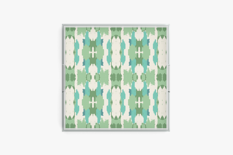 Mitzy Square Acrylic Tray - Green