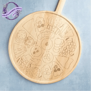 22x17" Cheese Map Board w/ Handle