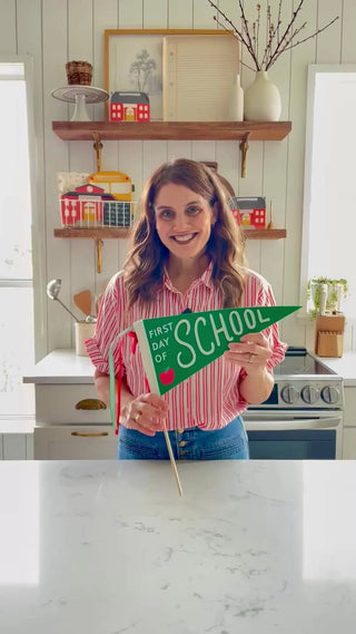 First Day of School Pennant - J.A. Whitney