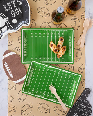 Football Shaped Paper Napkin