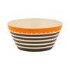 Black Striped Bamboo Bowl