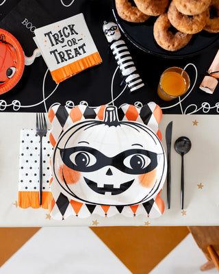 Vintage Trick or Treat Cocktail Napkin - J.A. Whitney