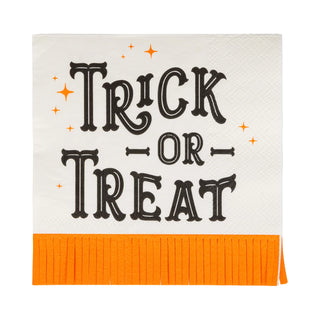 Vintage Trick or Treat Cocktail Napkin - J.A. Whitney