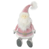 Dusty Rose Santa Shelf Sitter