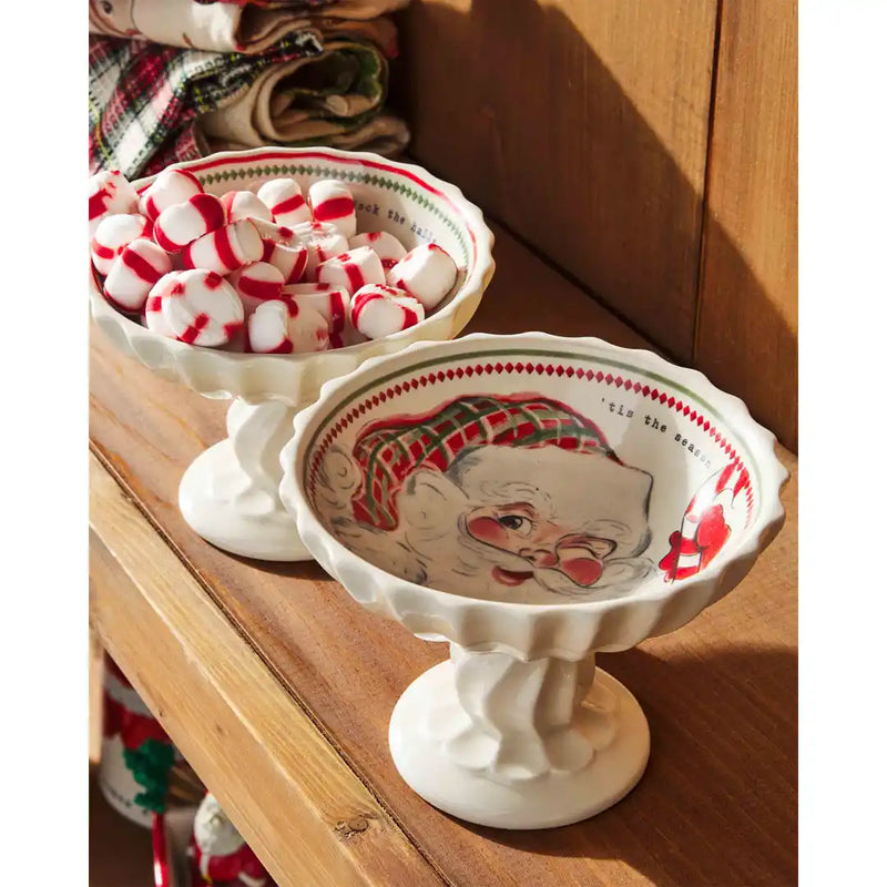 Santa Vintage Candy Dish