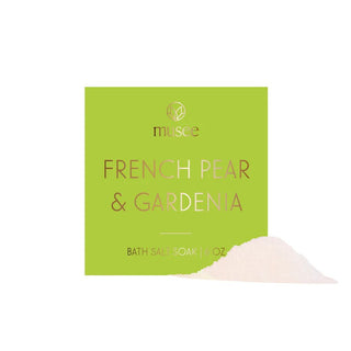 French Pear & Gardenia Mini Bath Salt Soak - J.A. Whitney