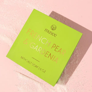 French Pear & Gardenia Mini Bath Salt Soak - J.A. Whitney