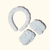 Light Blue Headband & Wristband Set