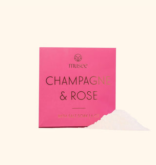 Champagne & Rose Mini Salt Soak by Musee