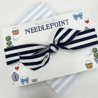Needlepoint 8.5 X 5.5 Slab Notepad