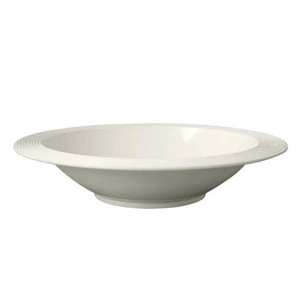 Stripe Melamine Shallow Bowl