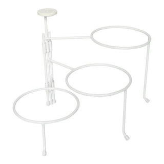 Round triple tier stand for entertaining and cupcakes by Nora Fleming