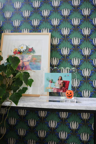 Clear scalloped acrylic frame — alternate view by Nora Fleming
