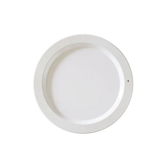 Round stripe melamine serving tray by Nora Fleming