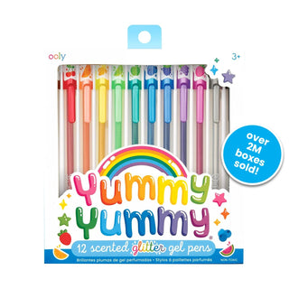 Yummy Yummy Scented Glitter Gel Pens (Set of 12) - J.A. Whitney