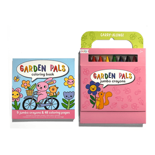 Carry Along: Coloring Book Set - Garden Pals (10 Pc Set) - J.A. Whitney