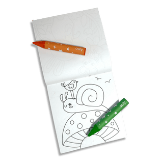 Carry Along: Coloring Book Set - Garden Pals (10 Pc Set) - J.A. Whitney