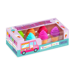 Ice Cream Shoppe - Vanilla Scented Puzzle Erasers - J.A. Whitney