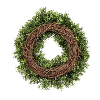 22" Outdoor UV Boxwood Wreath