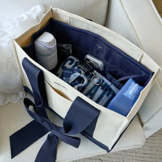 Oxford Navy Tote Organizer