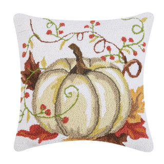 Cream Harvest Pumpkin 18"X18" Pillow