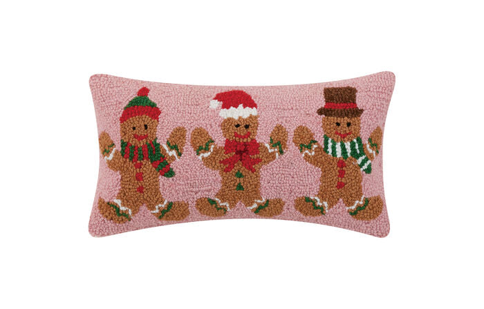 Gingerbread Men 9"X16" Pillow
