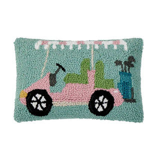 Pink Golf Cart 8X10" Pillow - J.A. Whitney