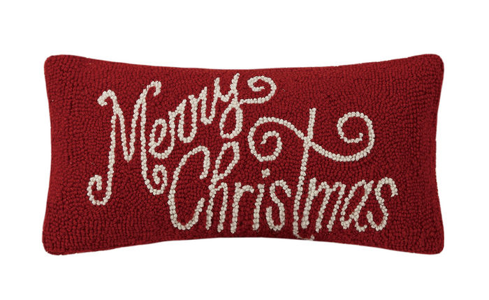 Merry Christmas 9"X18" Pillow