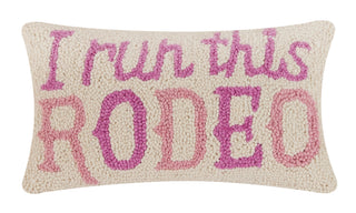 I Run This Rodeo 9X16" Pillow - J.A. Whitney