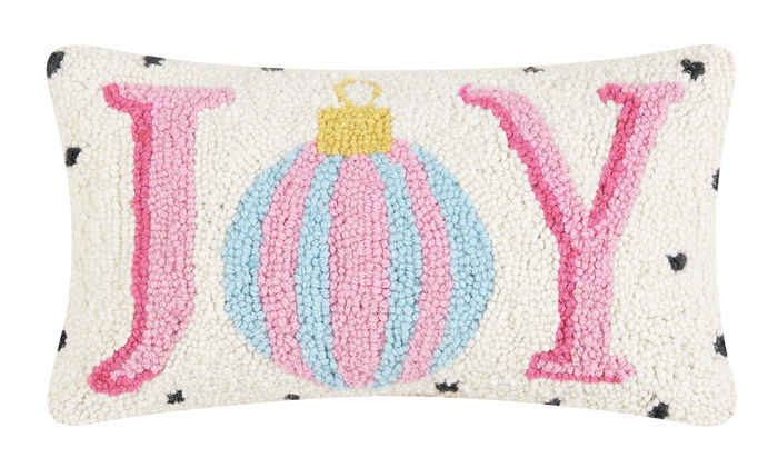 Spotted Holiday Joy 9"x16" Pillow