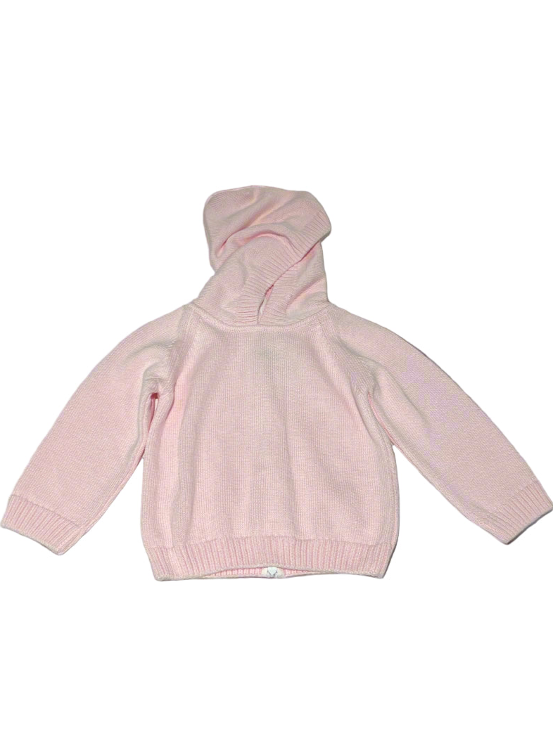 Pink Zip Back Hoodie w/Raglan Sleeve  - Personalization Included