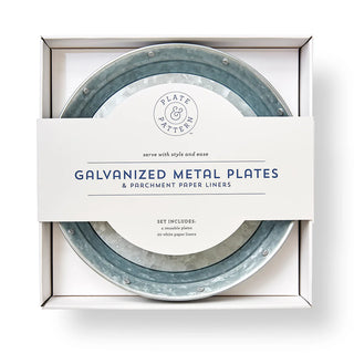 Galvanized Metal Plate Starter Set