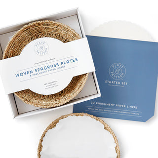 Woven Seagrass Plate Starter Set