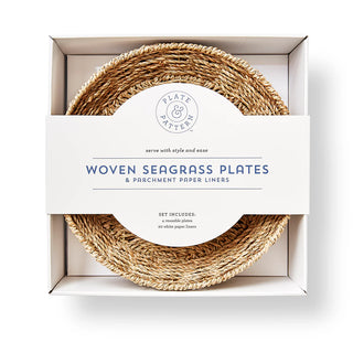 Woven Seagrass Plate Starter Set