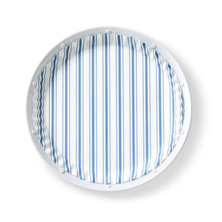 Seascape blue plate liner — alternate view by Plate & Pattern