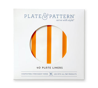 Go Team Orange Plate Liner - J.A. Whitney